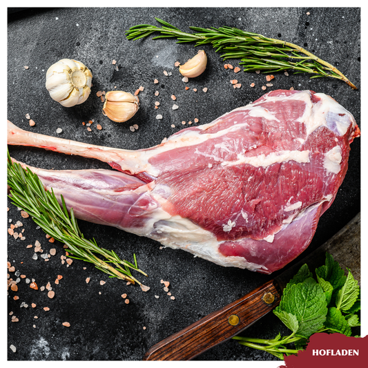 Lammkeule mit Knochen